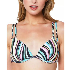 Sanctuary Wavy Baby Underwire Swim Top Medium NWT